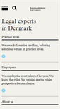 Mobile Screenshot of en.kammeradvokaten.dk